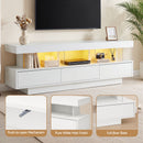 Artiss TV Unit LED 160CM Storage Drawer White