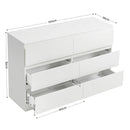Artiss 6 Chest of Drawers Lowboy White