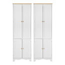 Artiss 2x Buffet Sideboard Pantry Cabinet Cupboard 6-Tiers Storage Shelves BERNE