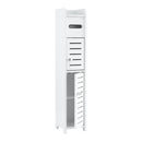 Artiss Bathroom Storage Cabinet 3-Tier Slim Toilet Paper Holder Organizer White