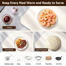 Devanti Food Warming Mat 60 x 38cm Electric Food Warmer With Timer White