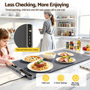 Devanti Food Warming Mat 80cm Electric Food Warmer Roll Up Buffet Tray Grey