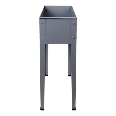 Green Fingers Garden Bed Elevated 100X80X30cm Planter Box Container Galvanised