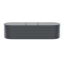 Green Fingers Garden Bed 240X80X56cm Oval Planter Box