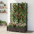 Green Fingers Raised Garden Bed Vertical Planter Self Watering Large Elevated Veggie Box 80x40x122cm