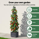 Green Fingers Self Watering Planter with Trellis Adjustable Height Modular Tomato Box 4 Layer 140cm