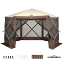 Instahut Gazebo Pop Up Tent 3.6x3.6m Outdoor Marquee Camping Screen w/Curtain Net