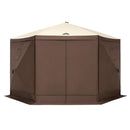 Instahut Gazebo Pop Up Tent 3.6x3.6m Outdoor Marquee Camping Screen w/Curtain Net