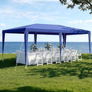 Instahut Gazebo 3x6m Wedding Party Marquee Tent Outdoor Event Camping Canopy Shade Blue