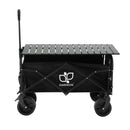 Gardeon Folding Camping Wagon Heavy Duty Utility Cart with Tailgate Table 150L