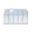 Green Fingers Greenhouse Aluminium Polycarbonate Premium Garden Storage Shed 3.1Mx1.9Mx2.0M