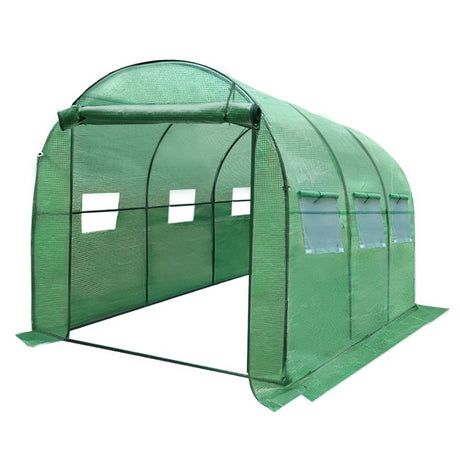 Green Fingers Greenhouse 3x2x2M Walk in Green House Tunnel Plant Garden Shed Dome