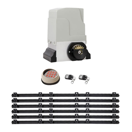 LockMaster Automatic Sliding Gate Opener Kit Keypad 6M 1800KG