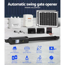LockMaster Single Swing Gate Opener 500KG 20W Solar Panel