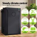 Green Fingers Grow Tent Kits 120x120x200cm Hydroponics Indoor Grow System