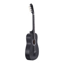 Alpha 38 Inch Acoustic Guitar Full Size Classical Cutaway Nylon String Black