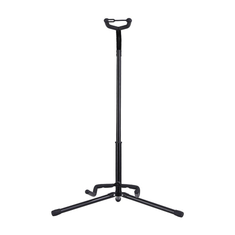 Alpha Iron Adjustable Guitar Stand Folding Instrument Holder Acoustic Bass Rack Black