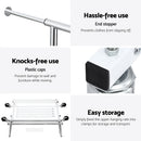 Artiss Clothes Rack Double Rod Airer Rail Coat Stand Adjustable Hanger
