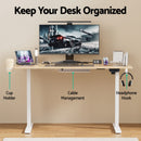 Artiss Standing Desk Motorised Touch Control Electric Oak 140CM