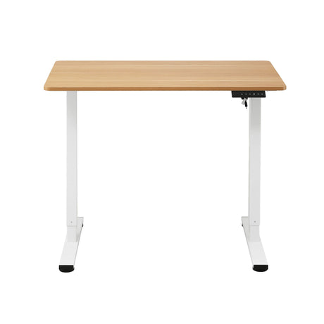 Artiss Standing Desk Electric Adjustable Ergonomic Office Table 100cm Oak