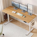 Artiss Standing Desk Height Adjustable 140cm Ergonomic Office Desk Oak