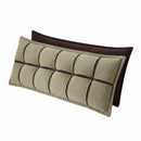 Giselle Bedding Headboard Pillow with Double-Layer Storage Wedge Reading Backrest with Adjustable Filling, Chenille Bed Rest Cushion for Daybed, Dorm, and RV Queen