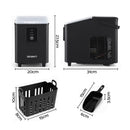 Devanti Ice Maker 11-12kg Portable Bullet Cube Machine Black
