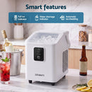 Devanti Ice Maker 11-12kg Portable Bullet Cube Machine White