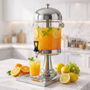 5-Star Chef 8L Beverage Juice Dispenser Tap Ice Tube Single Drip Tray