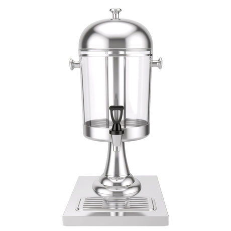 5-Star Chef 8L Beverage Juice Dispenser Tap Ice Tube Single Drip Tray
