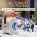 Alpha Mini Portable Karaoke Machine for Adults Kids with 2 Wireless Microphones