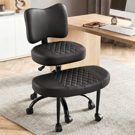 Artiss Cross Legged Kneeling Chair Adjustable Meditation Ergonomic Office Seat