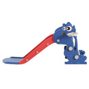 Keezi Kids Slide Set Basketball Hoop Outdoor Playground Toy Dragon 90cm Blue