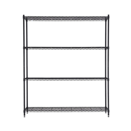 Artiss 4-Tier Kitchen Rack Shelf with Wheels Shelving 152x45x187CM Adjustable Metal Storage Shelves