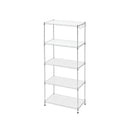 Artiss 5-Tier Kitchen Rack Shelf Shelving Unit 60x35x150CM Adjustable Metal Storage Shelves Silver