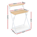 Artiss Laptop Desk Foldable Study Desk Home Office Oak