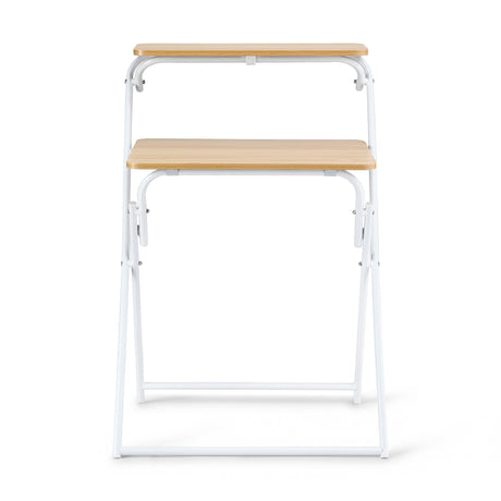 Artiss Laptop Desk Foldable Study Desk Home Office Oak