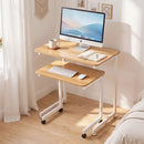 Artiss Mobile Laptop Desk Set 2-In-1 C-Shaped Nesting Table Oak