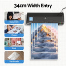 Devanti A3 Laminator Machine, Hot & Cold Thermal Fast Lamination Anti-Jam Laminator for Office School Home Document Photo Card Handmade A3 A4 A5 A6, Black