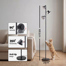 Artiss LED Tree Floor Lamp, 36W Modern Dimmable Standing Lamp with Remote & Touch Control, 4 Color Temperatures, 3 Rotatable LED Light Floor Lamps for Living Room, Bedroom, Office
