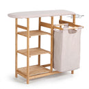 Artiss Laundry Basket Hamper with Ironing Board Bamboo