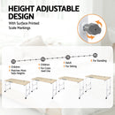 Artiss Mobile Laptop Desk Overbed Table Adjustable Computer Stand Bedside Cart