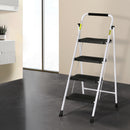 Giantz 4 Step Ladder Multi-Purpose Folding Steel Light Weight Platform