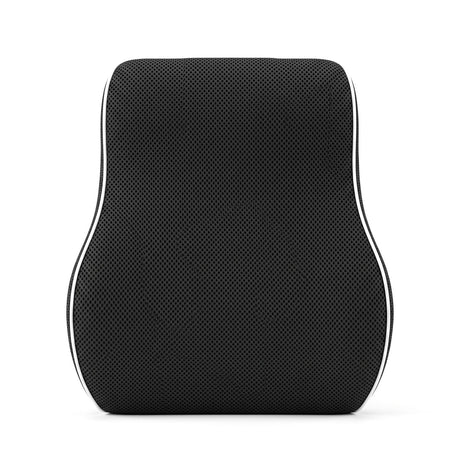 Artiss Ergonomic Lumbar Support Cushion for Office Chair and Car Memory Foam Lumbar Pillow for Back, Breathable Back Support Pillow with Adjustable Straps for Office Gaming Car Home