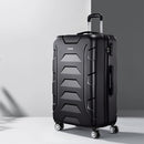 Wanderlite 28 Inch Luggage with TSA Lock Spinner Travel Suitcase Carry On Hard Shell Luggage Case Black