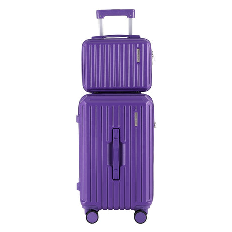 Wanderlite 2pcs Trunk Luggage Suitcase Travel Carry On TSA Lock 12
