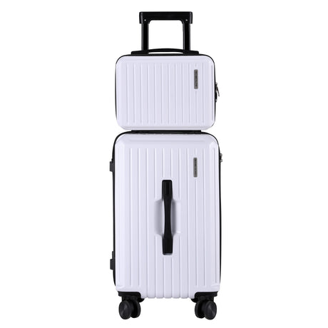 Wanderlite 2pcs Trunk Luggage Suitcase Travel Carry On TSA Lock 12