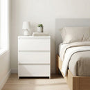 Levede Bedside Table Side Table 3 Drawers Storage Nightstand Bedroom Cabinet-2050056781023023110