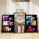 Levede Record Player Stand Vinyl Storage Up to 280 Albums Turntable Stand Shelf-2050056775092277254