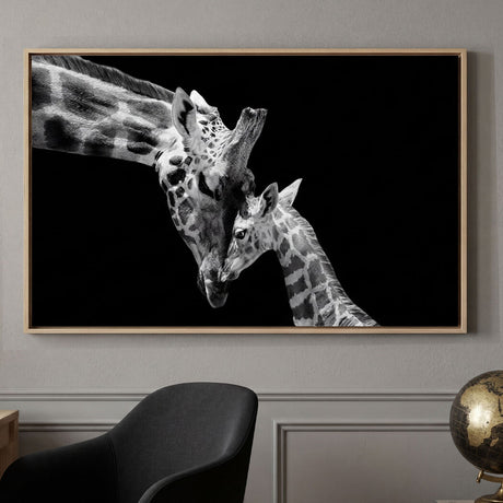 Yezi  Animal Wall Art Canvas Modern Abstract 80×120cm Framed Artwork Home Decor-2050059007607050246
